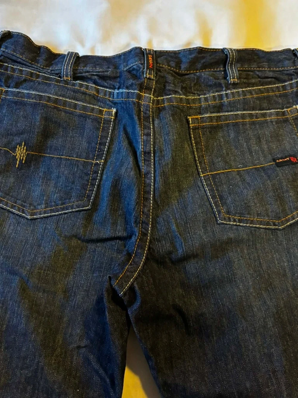 Ariat FR M4 Low Rise Boot Men's Denim Jeans Size 42W 32L Cat 2 2112 RN105037